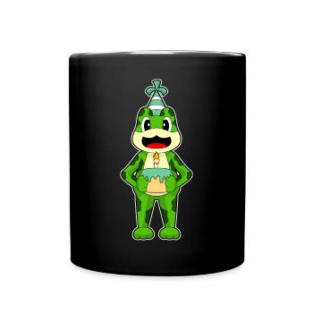 Gâteau d’anniversaire grenouille - Mug uni - noir - Devant