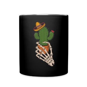 Cactus Cinco de Mayo drôle - Mug uni - noir - Devant
