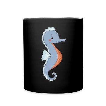 Sea horse - Full Colour Mug - black - Front