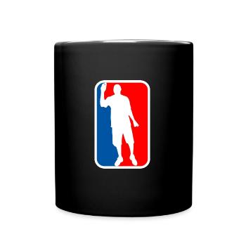 beerpong - Tasse einfarbig - Schwarz - Vorne
