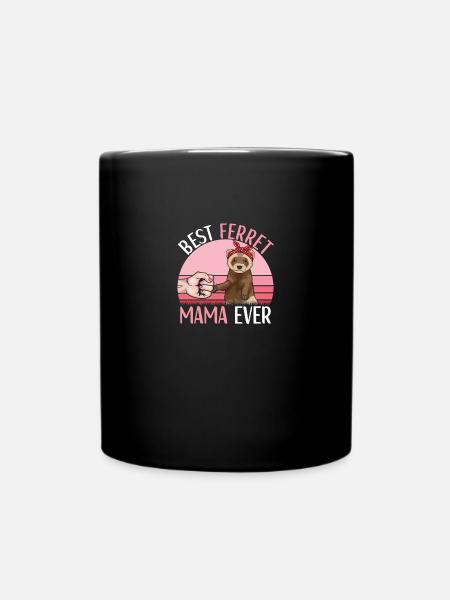 Frettchen Outfit Frettchen Liebhaber - Tasse einfarbig - Schwarz