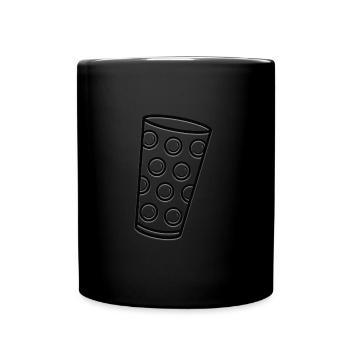 Dubbeglas only - Tasse einfarbig - Schwarz - Vorne
