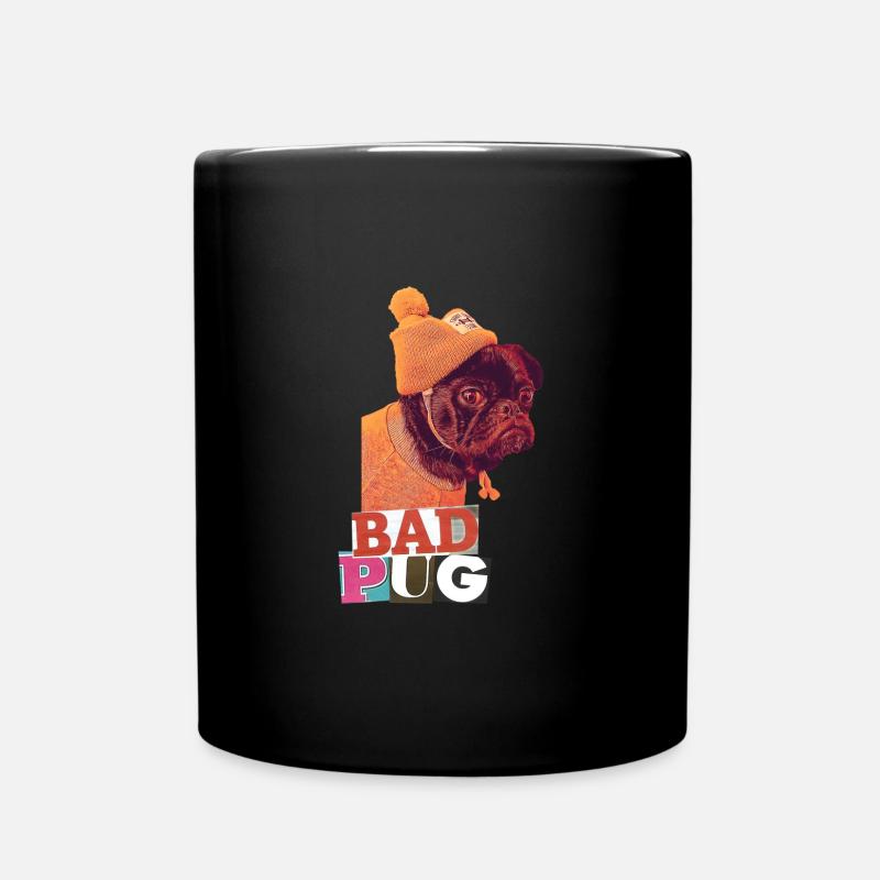 Bad Mops Retro Design - Tasse einfarbig - Schwarz