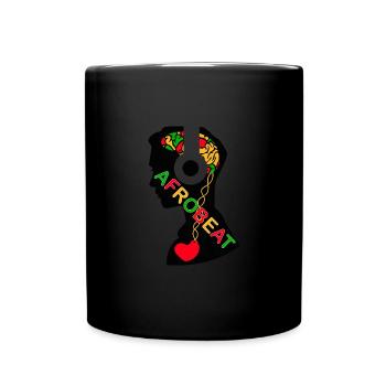 Mon cœur bat pour l’afrobeat - Mug uni - noir - Devant