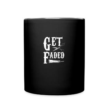 Lustiges Barber Hairstylist Friseur - Tasse einfarbig - Schwarz - Vorne
