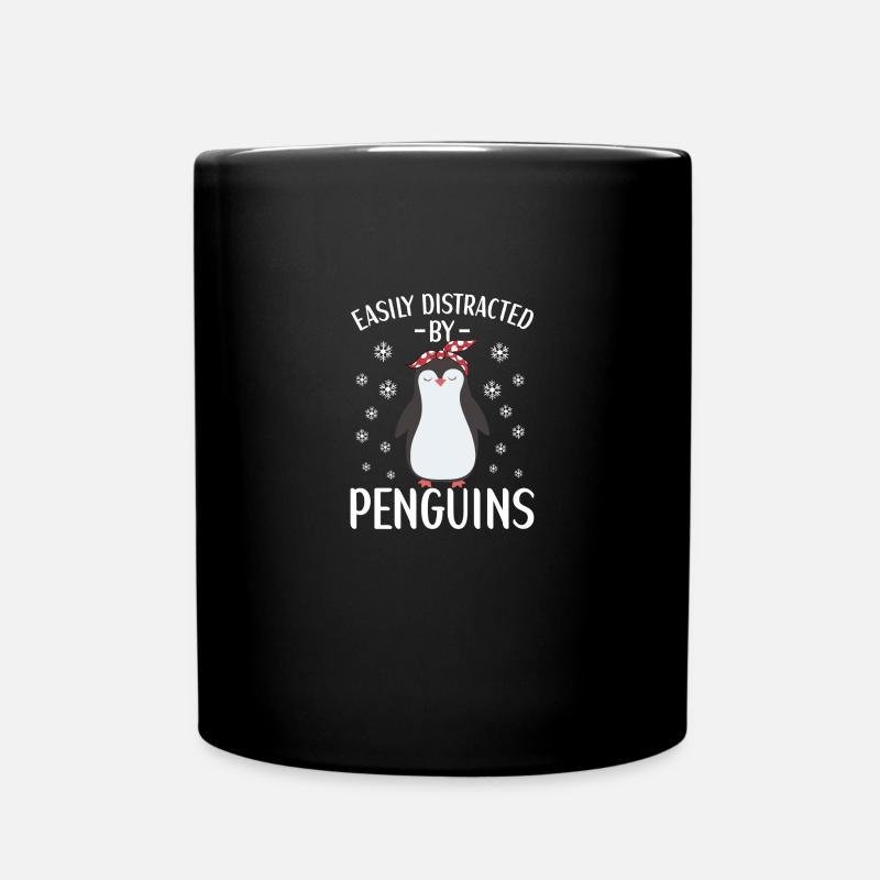 Penguin outfit for penguin lovers - Full Colour Mug - black