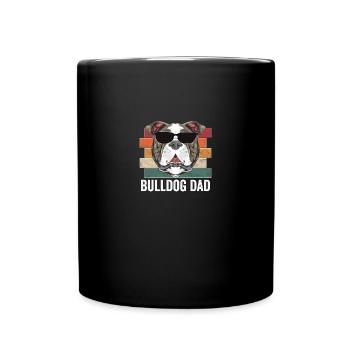 Amateurs de café bouledogue anglais - Mug uni - noir - Devant