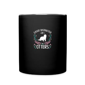 Tenue de loutre Amoureux de la loutre de mer - Mug uni - noir - Devant