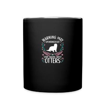 Tenue de loutre Amoureux de la loutre de mer - Mug uni - noir - Devant
