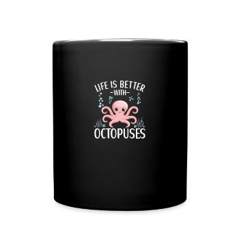 Octopus Outfit Octopus Octopus - Mug uni - noir - Devant