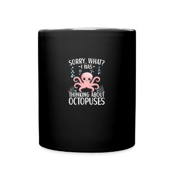Octopus Outfit Octopus Octopus - Mug uni - noir - Devant