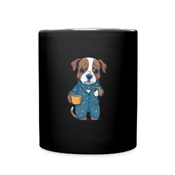 Le Mug Dog - Mug uni - noir - Devant