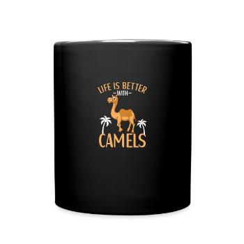 Camel Animal Accessories for Camel Lover - Tasse einfarbig - Schwarz - Vorne