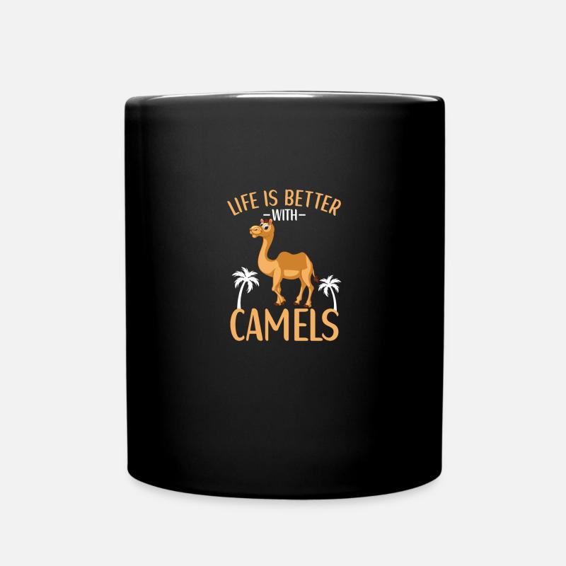 Camel Animal Accessories for Camel Lover - Tasse einfarbig - Schwarz