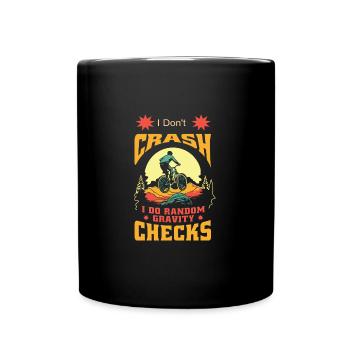Downhill Gravity Test - Full Colour Mug - black - Front