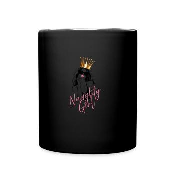 Naughty Girl - Full Colour Mug - black - Front