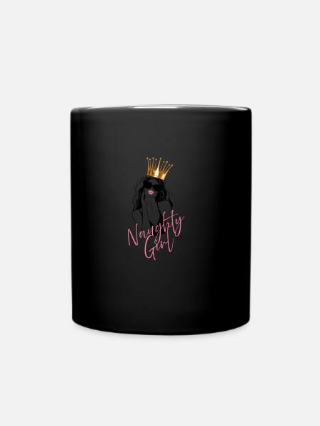Naughty Girl - Full Colour Mug - black