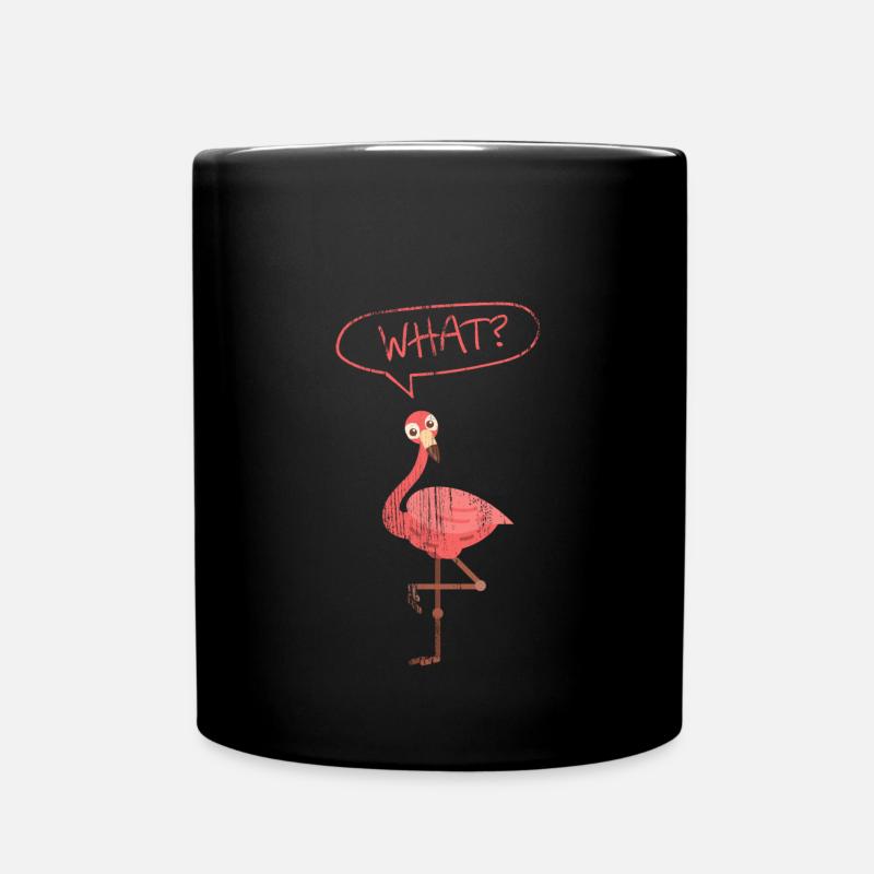 Flamingo - Tasse einfarbig - Schwarz