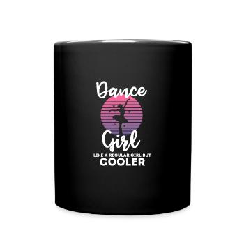 Ballett Ballerina Dance Girl Like A Regular Girl - Tasse einfarbig - Schwarz - Vorne