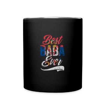 Best Baba Ever Awesome Serbian Grandpa A Srbija - Tasse einfarbig - Schwarz - Vorne