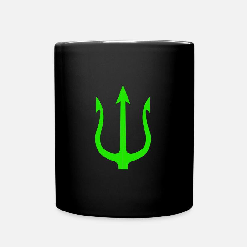 trident - Full Colour Mug - black