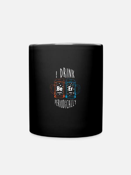 Periodensystem - Tasse einfarbig - Schwarz