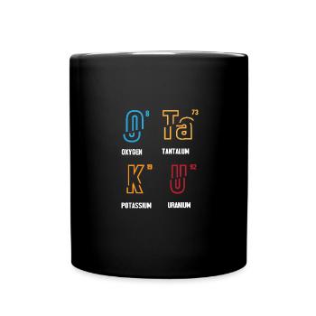 Periodic table - Full Colour Mug - black - Front