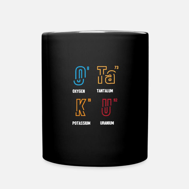 Tableau périodique - Mug uni - noir