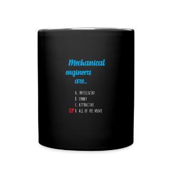 Ingénieur mécanique - Mug uni - noir - Devant