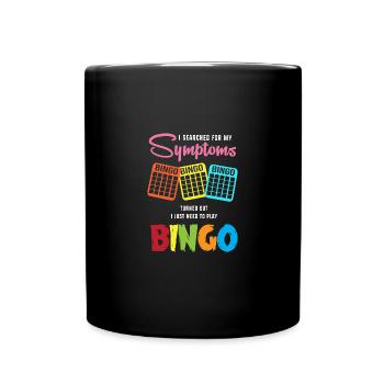 Bingo - Mug uni - noir - Devant
