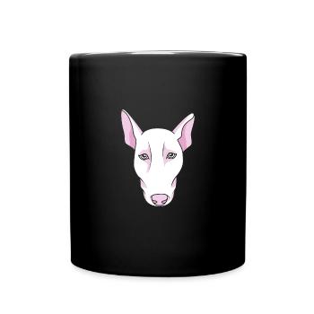 Bull terrier - Mug uni - noir - Devant