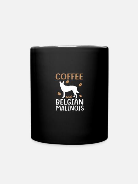 Belgischer Malinois - Tasse einfarbig - Schwarz