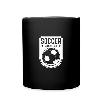 FUßBALL FUßBALLER SOCCER TEAM FUßBALLSPIEL SPIELER - Tasse einfarbig - Schwarz - Vorne