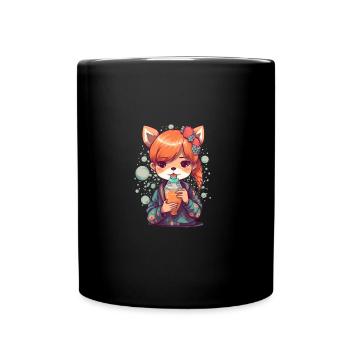 Limonade d'été pour chien japonais Shiba Inu pour - Mug uni - noir - Devant