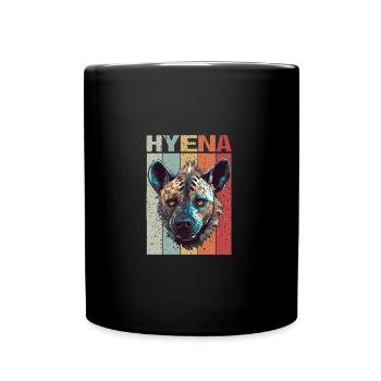 Bad Hyena retro style - Full Colour Mug - black - Front