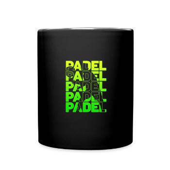Padel Wallin - Mug uni - noir - Devant