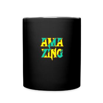 amazing bright - Tasse einfarbig - Schwarz - Vorne