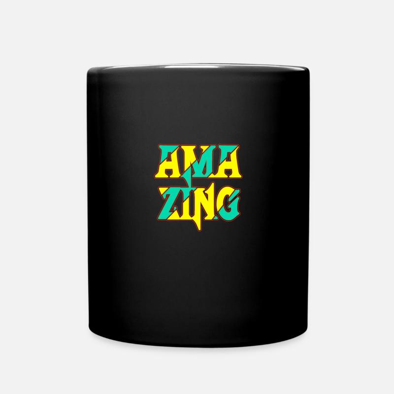 amazing bright - Tasse einfarbig - Schwarz