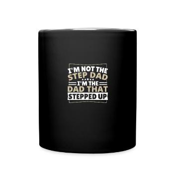 Stepfather Father Papa Dad Father's Day - Full Colour Mug - black - Front