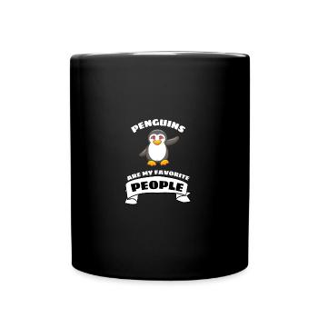 Zoo Bird Antarctica Animal Funny Gift Penguin - Full Colour Mug - black - Front