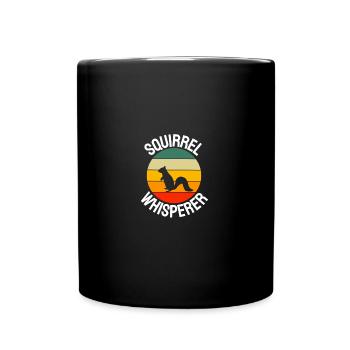 Nature Animal Forest Animal Gift Retro Squirrel - Full Colour Mug - black - Front