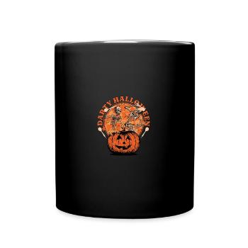 Halloween Skeletons darty halloween - Tasse einfarbig - Schwarz - Vorne