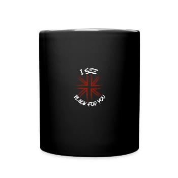 Je vois du noir pour toi - Mug uni - noir - Devant