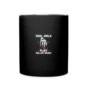 Roller derby - Full Colour Mug - black - Front