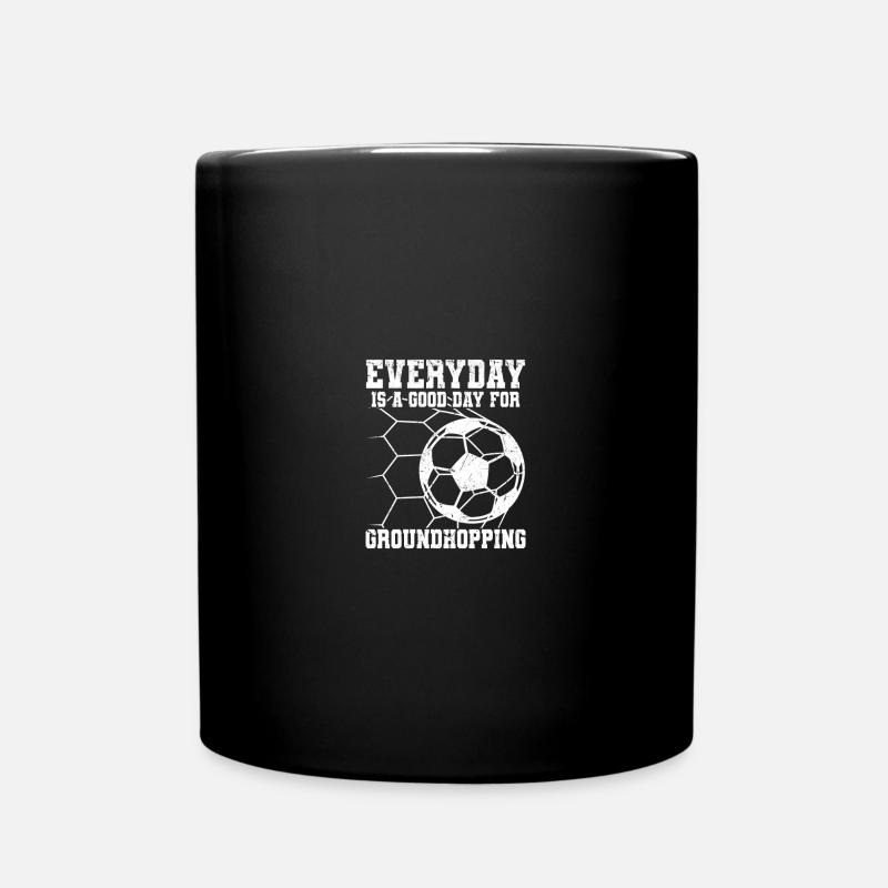 Amateurfußball - Tasse einfarbig - Schwarz
