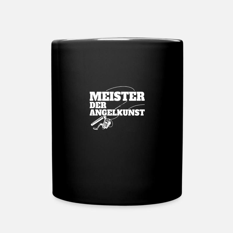 Meister der Angelkunst - Tasse einfarbig - Schwarz