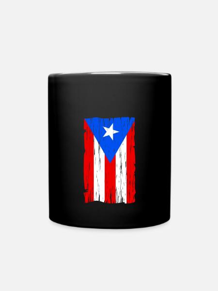 Puerto Rico - Tasse einfarbig - Schwarz