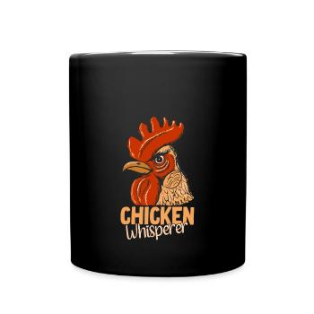 Hühnerflüsterer Chuchoteur de poulet - Mug uni - noir - Devant