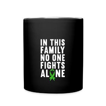 In May, we wear Green Mental Health - Full Colour Mug - black - Front