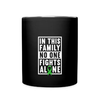 In May, we wear Green Mental Health - Full Colour Mug - black - Front